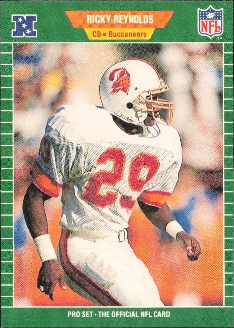 1989 Pro-Set Ricky Reynolds #416 trading card