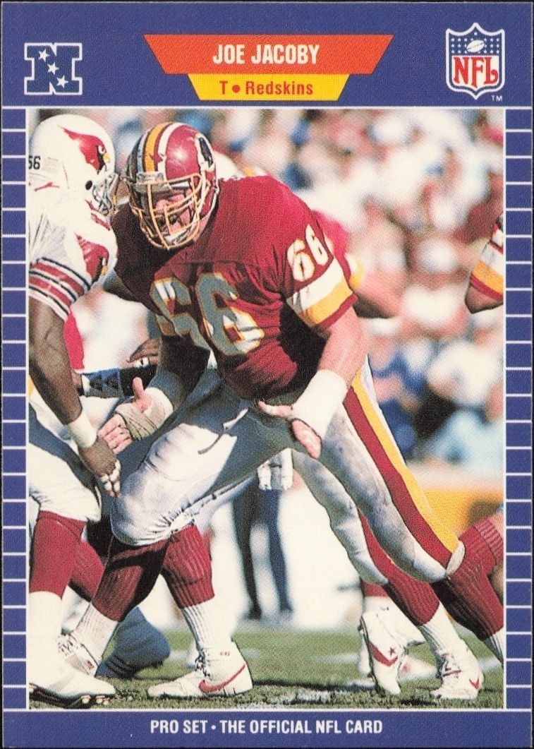 1989 Pro-Set Joe Jacoby #427 trading card
