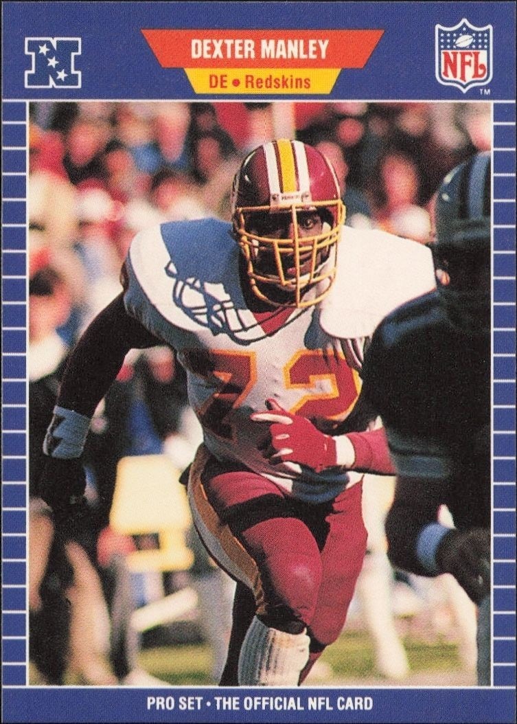 1989 Pro-Set Dexter Manley #430 trading card