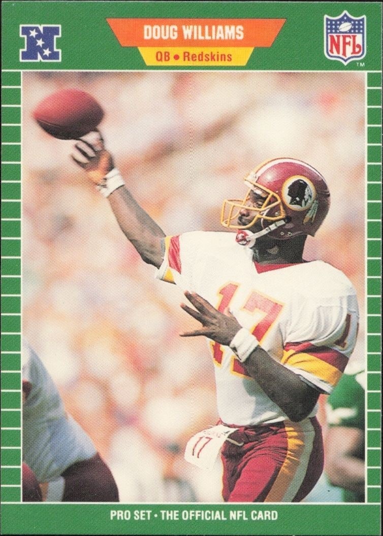 1989 Pro-Set Doug Williams #439 trading card
