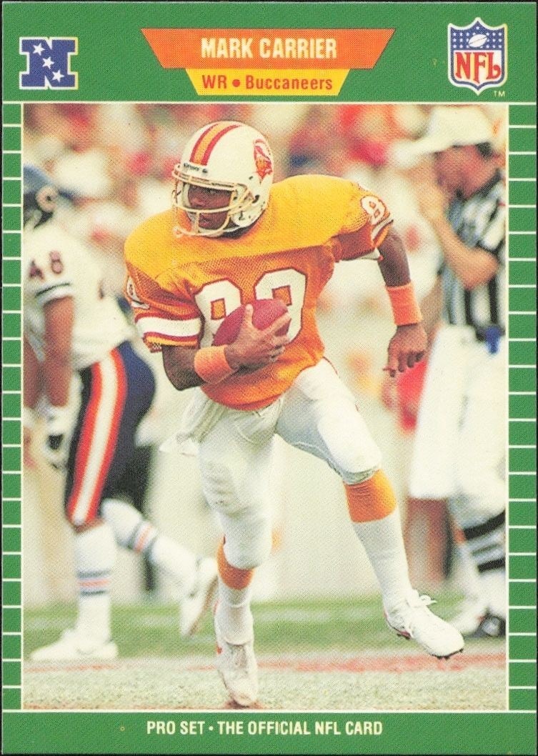 1989 Pro-Set Mark Carrier #409 trading card