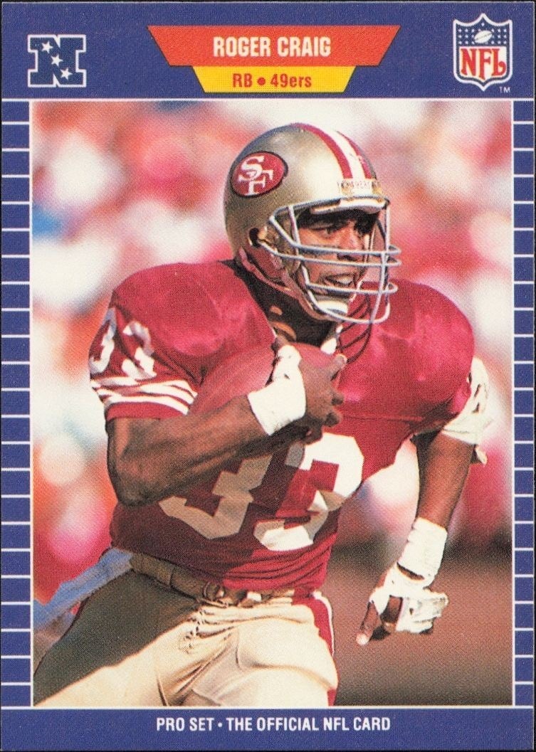 1989 Pro-Set Roger Craig #372 trading card