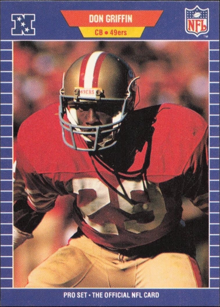 1989 Pro-Set Don Griffin #377 trading card