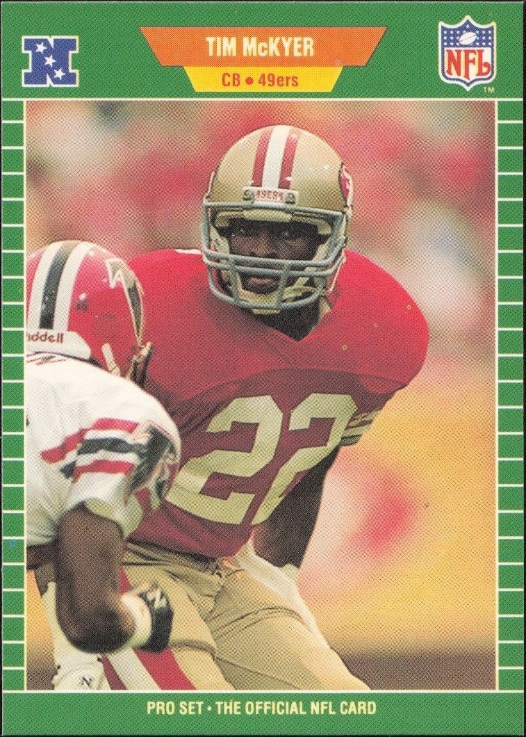 1989 Pro-Set Tim McKyer #380 trading card