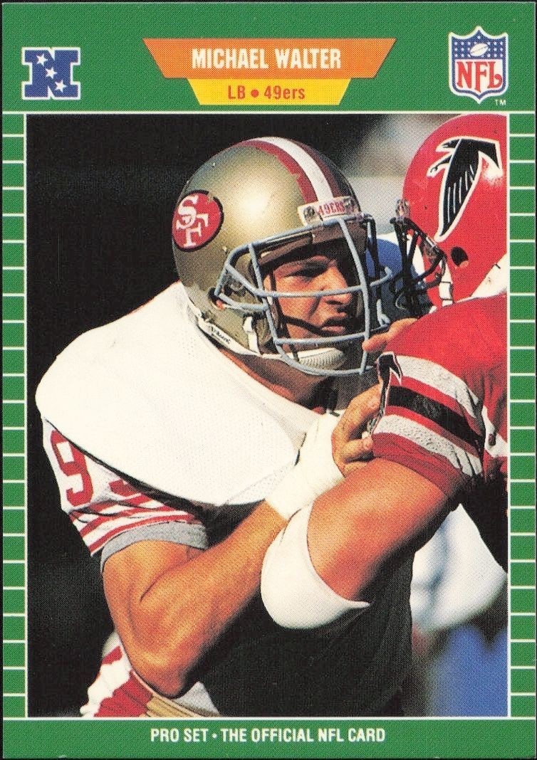 1989 Pro-Set Michael Walter #386 trading card