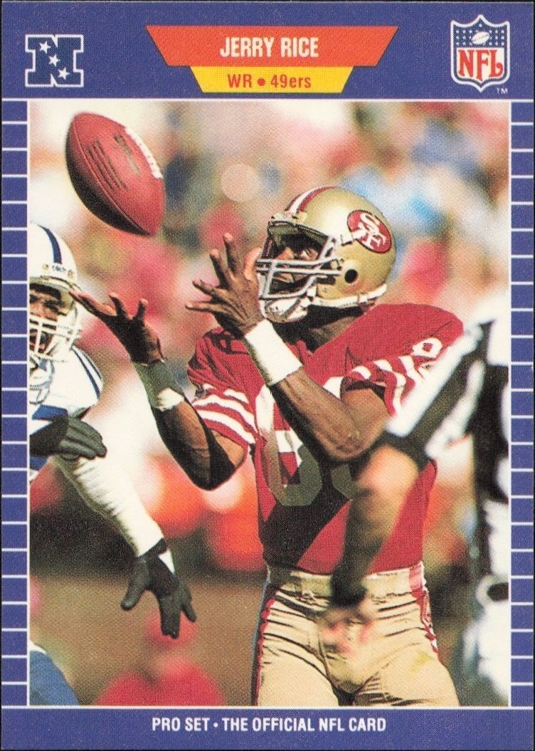 1989 Pro-Set Jerry Rice #383 trading card
