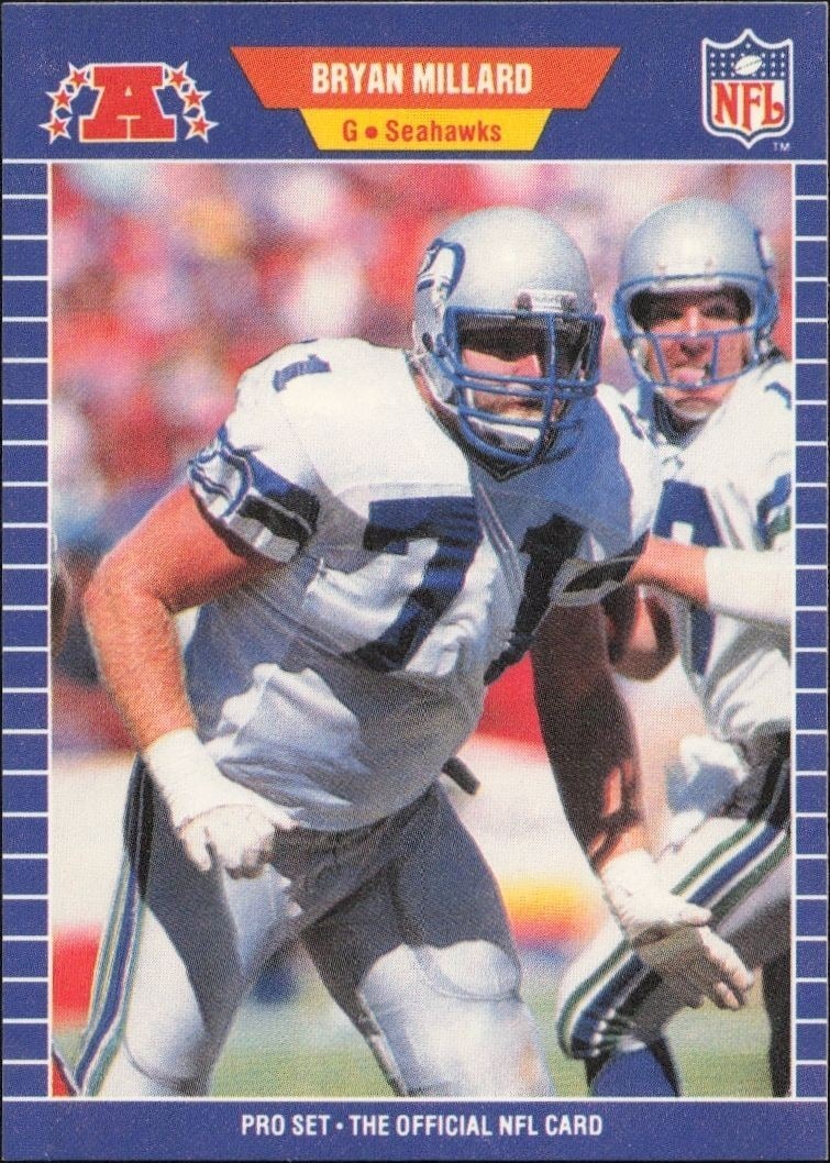 1989 Pro-Set Bryan Millard #397 trading card