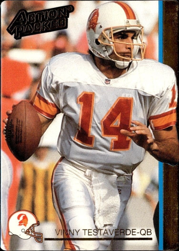 1992 Action-Packed Vinny Testaverde #265 trading card