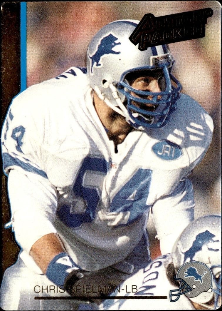 1992 Action-Packed Chris Spielman #77 trading card