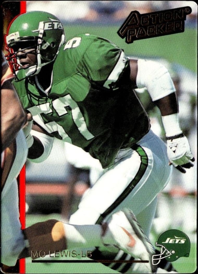 1992 Action-Packed Mo Lewis #193 trading card