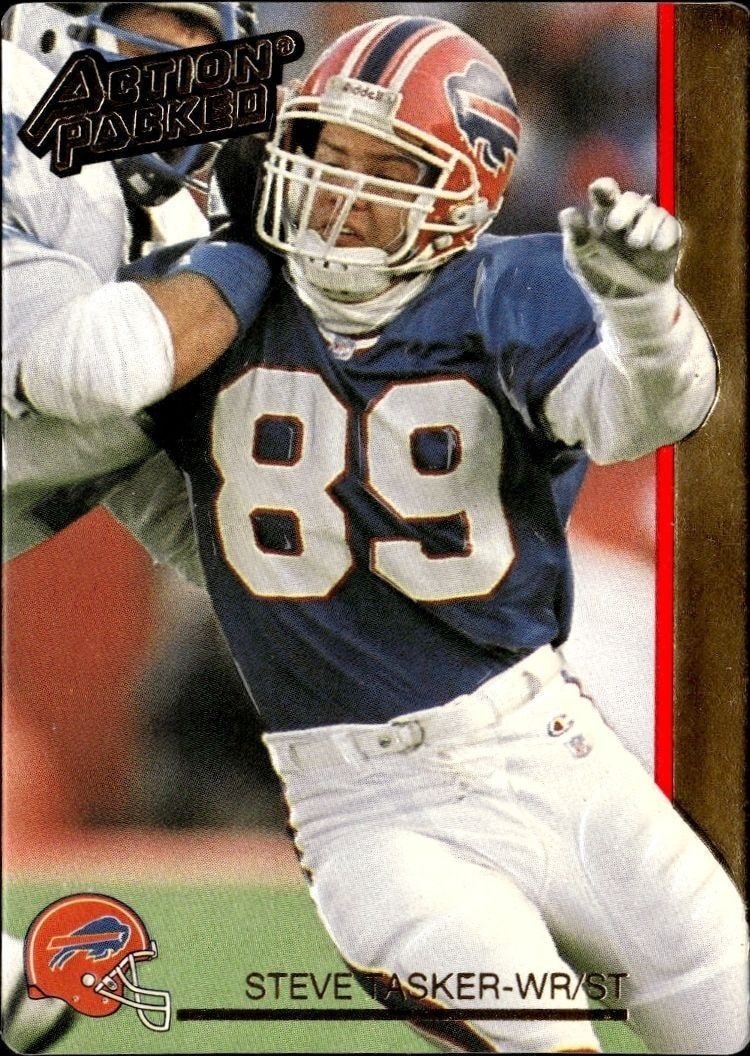 1992 Action-Packed Steve Tasker #11 trading card