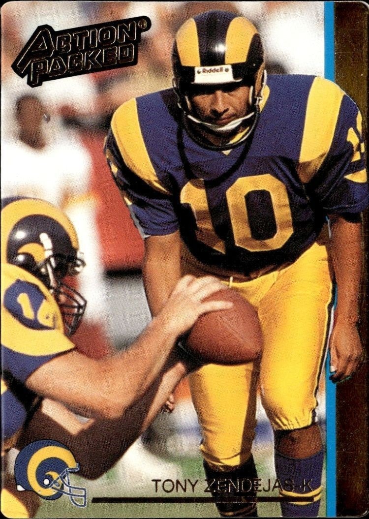 1992 Action-Packed Tony Zendejas #133 trading card