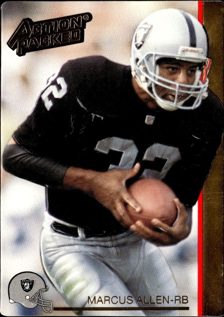 1992 Action-Packed Marcus Allen #122 trading card