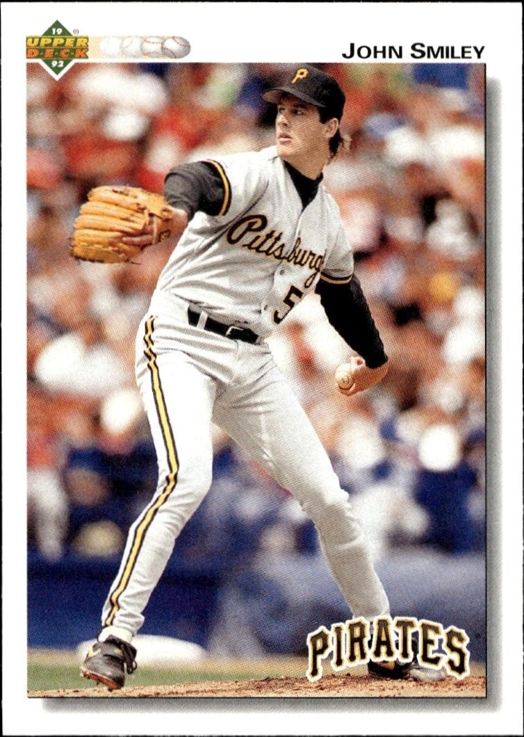 1992 Upper-Deck Low Number John Smiley #467 trading card