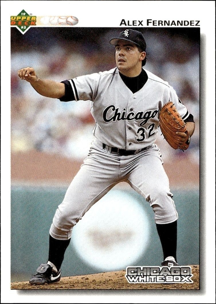 1992 Upper-Deck Low Number Alex Fernandez #551 trading card