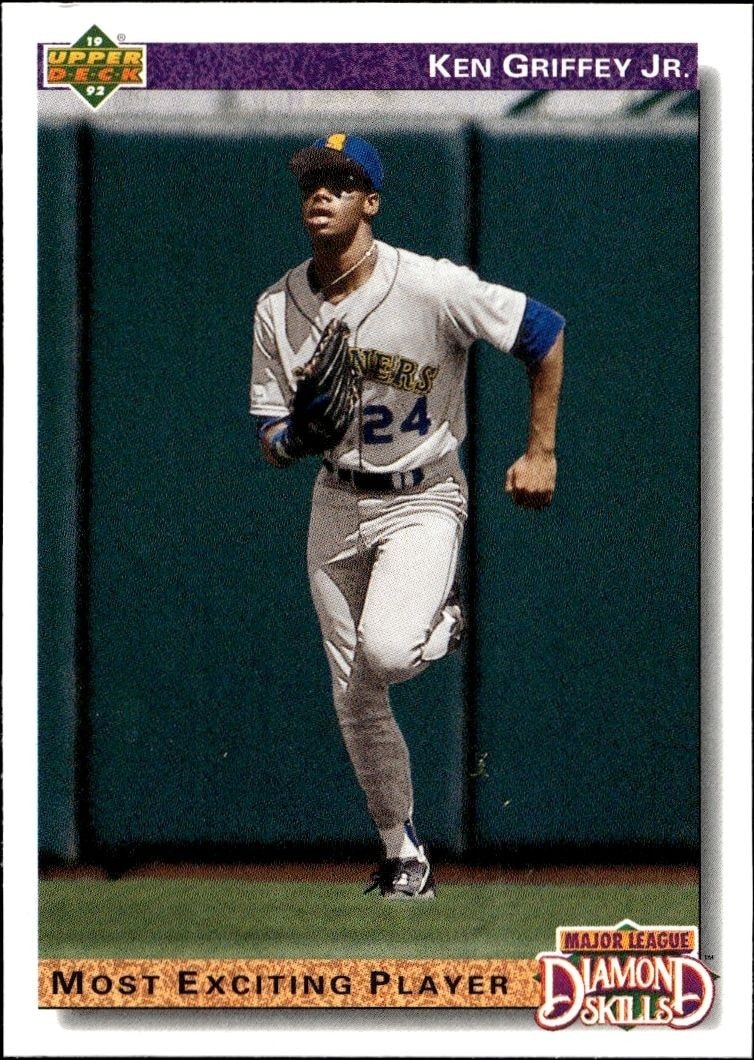 1992 Upper-Deck Low Number Ken Griffey Jr. #650 trading card
