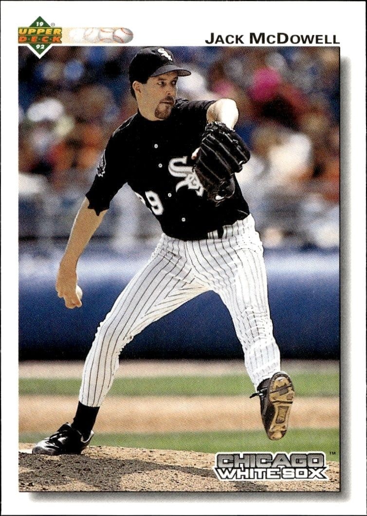 1992 Upper-Deck Low Number Jack McDowell #553 trading card