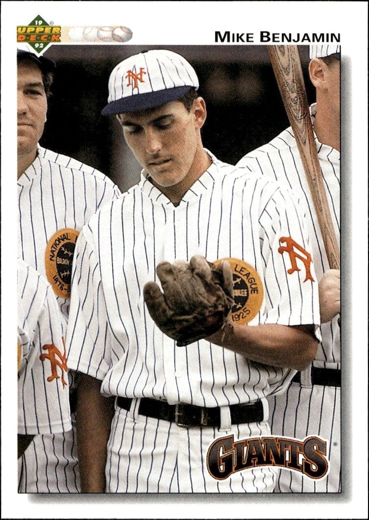 1992 Upper-Deck Low Number Mike Benjamin #268 trading card