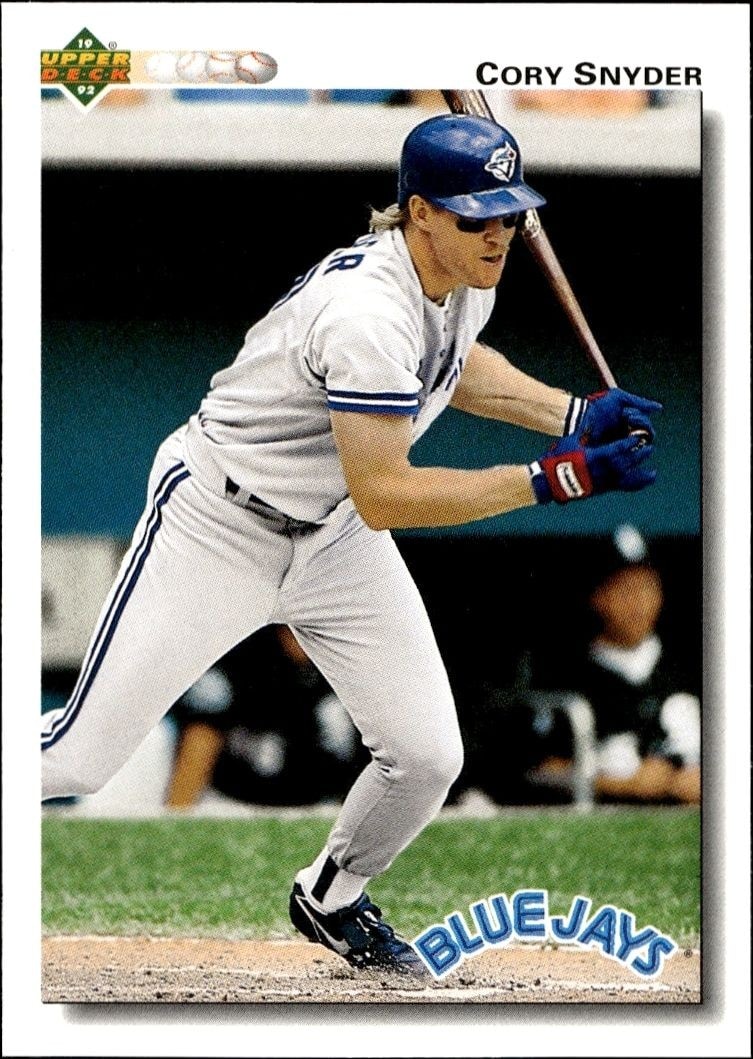 1992 Upper-Deck Low Number Cory Snyder #504 trading card