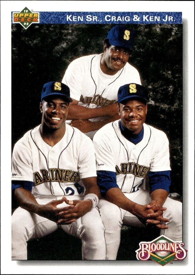 1992 Upper-Deck Low Number Craig Griffey #85 trading card