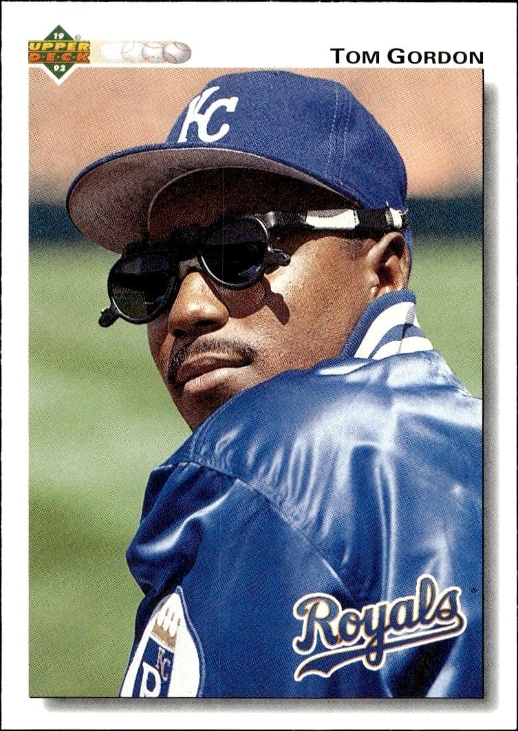 1992 Upper-Deck Low Number Tom Gordon #476 trading card