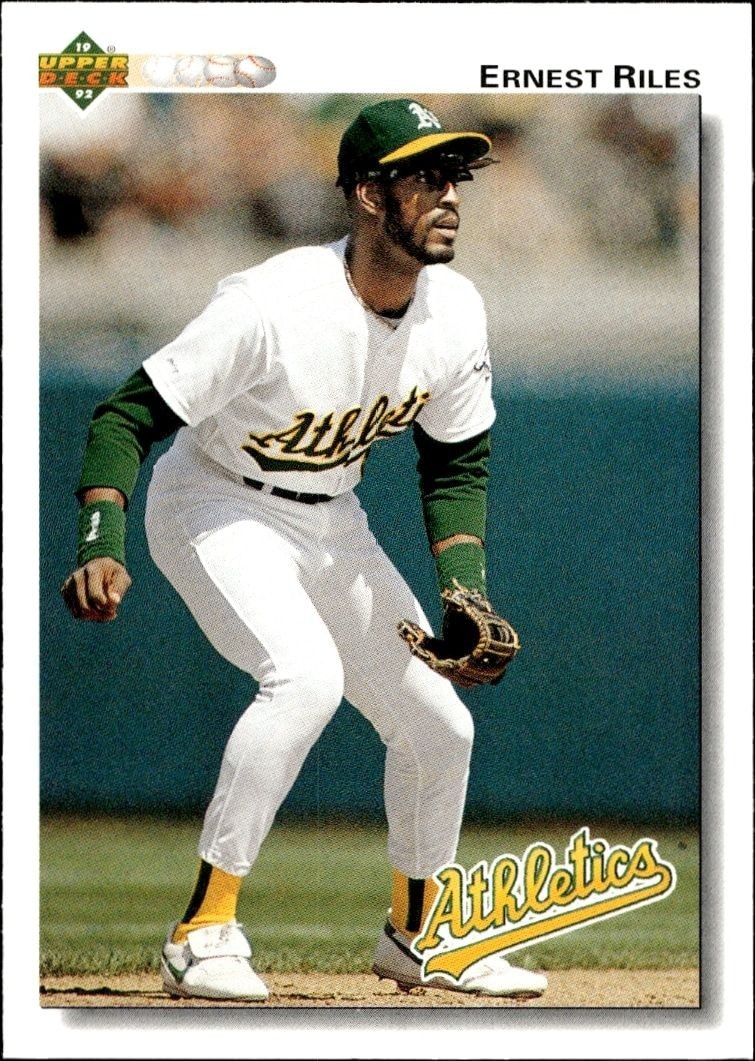 1992 Upper-Deck Low Number Ernest Riles #494 trading card