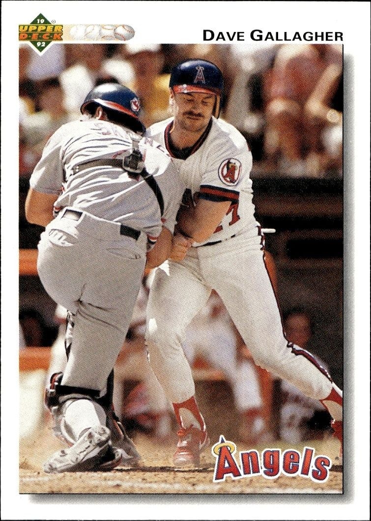 1992 Upper-Deck Low Number Dave Gallagher #289 trading card