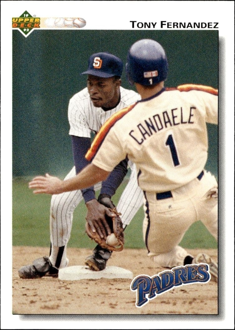 1992 Upper-Deck Low Number Tony Fernandez #272 trading card