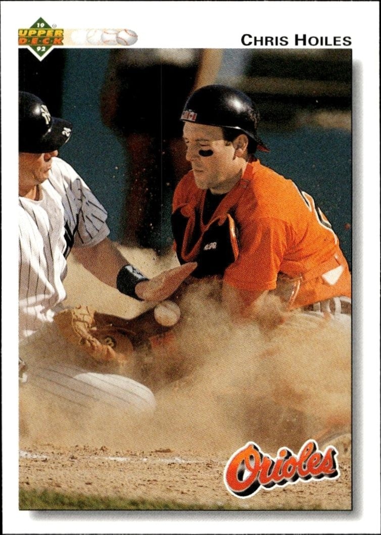 1992 Upper-Deck Low Number Chris Hoiles #183 trading card