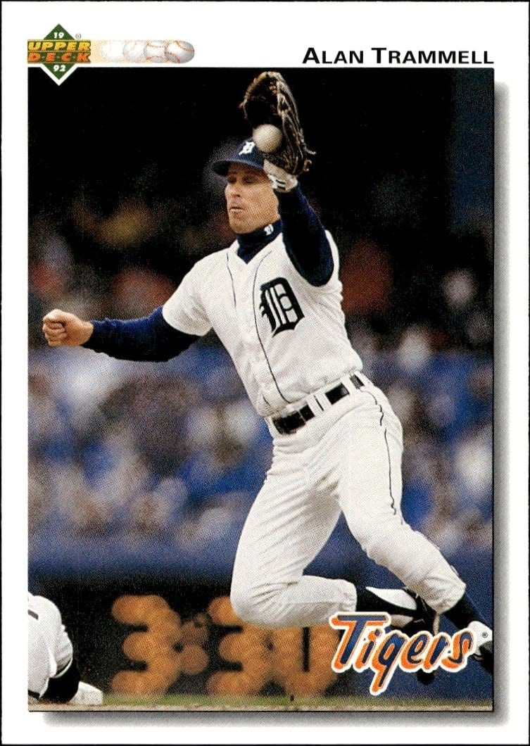 1992 Upper-Deck Low Number Alan Trammell #273 trading card