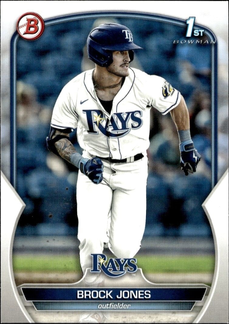 2023 Bowman Brock Jones #BP-115 trading card