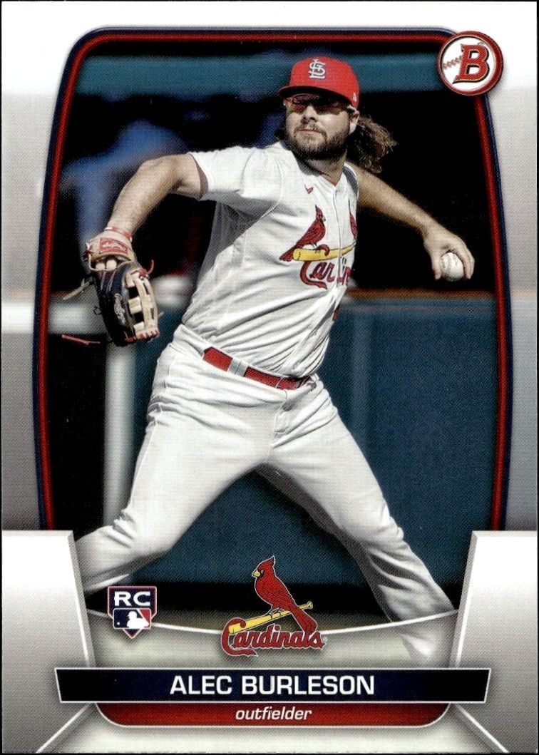 2023 Bowman Alec Burleson #47 trading card