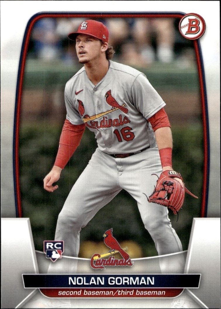 2023 Bowman Nolan Gorman #6 trading card