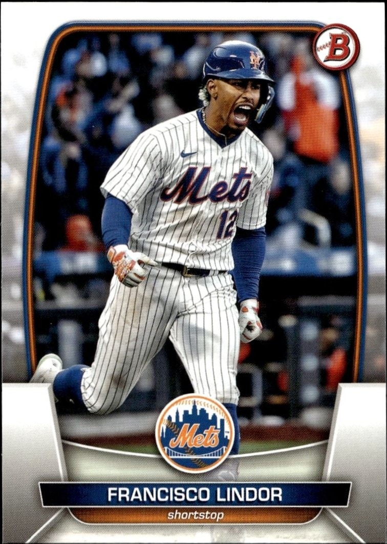 2023 Bowman Francisco Lindor #81 trading card