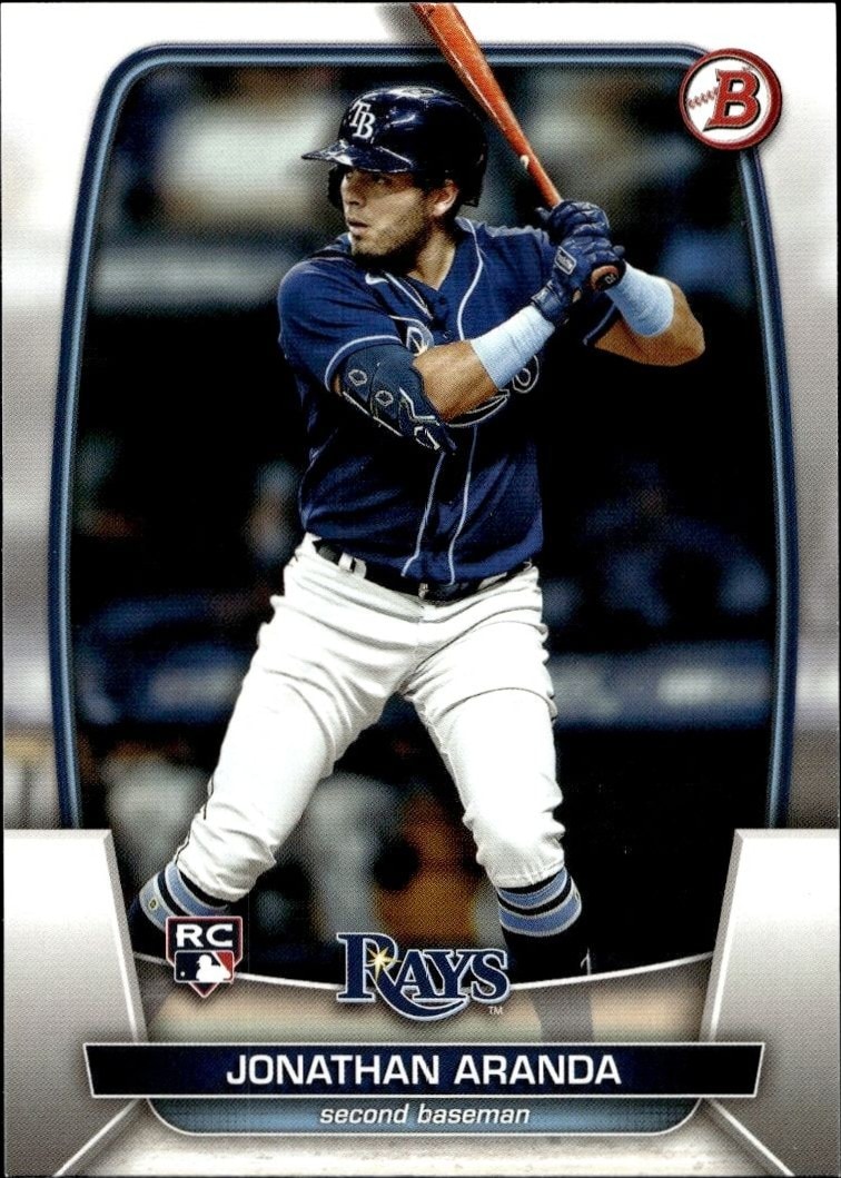 2023 Bowman Jonathan Aranda #28 trading card