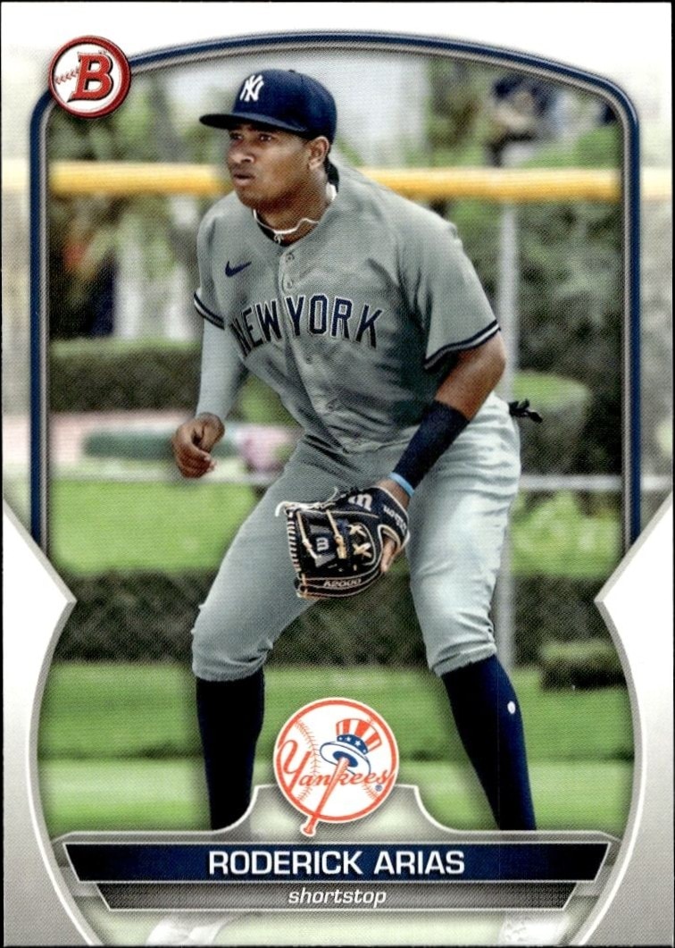 2023 Bowman Roderick Arias #BP-135 trading card