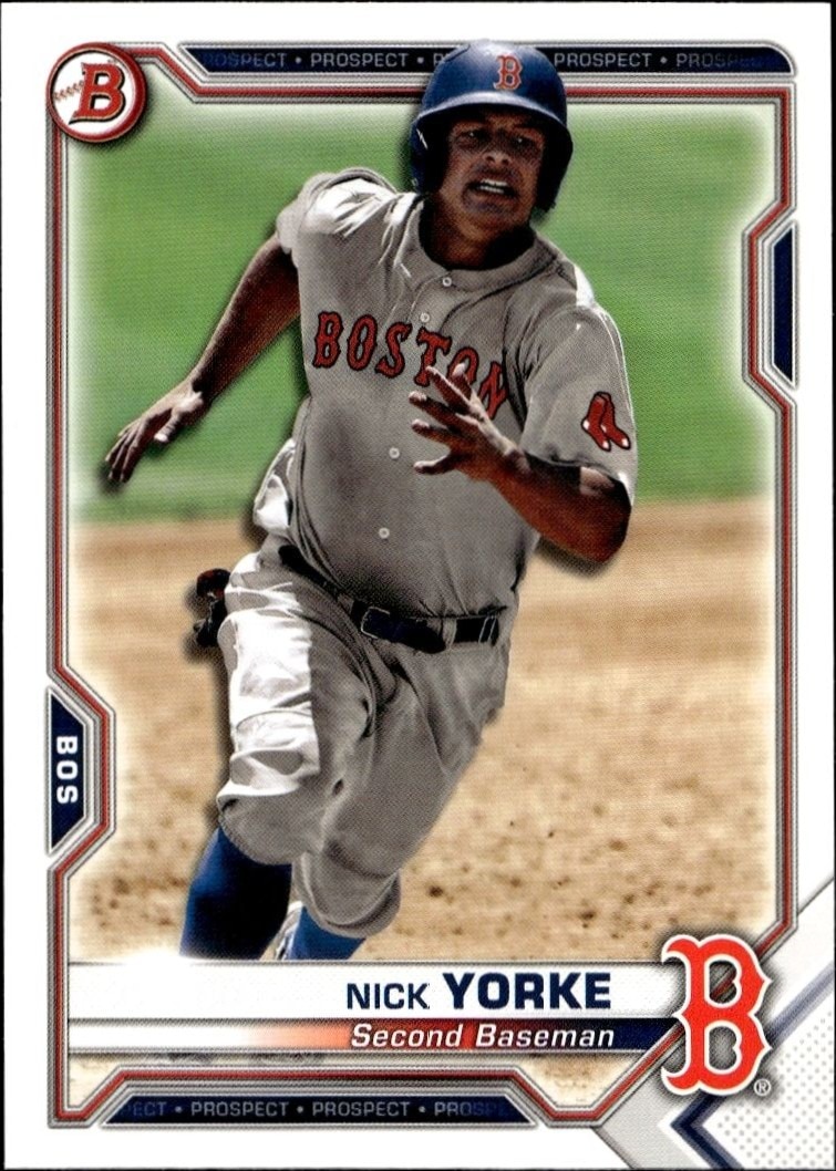 2021 Bowman Nick Yorke #BP-114 trading card