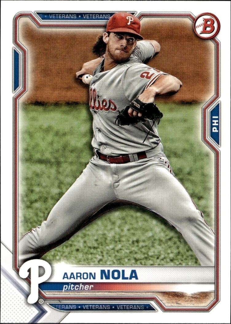 2021 Bowman Aaron Nola #40 trading card