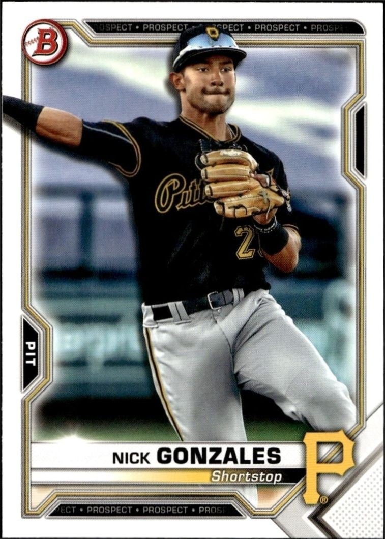 2021 Bowman Nick Gonzales #BP-34 trading card