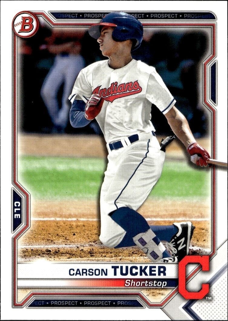 2021 Bowman Carson Tucker #BP-77 trading card