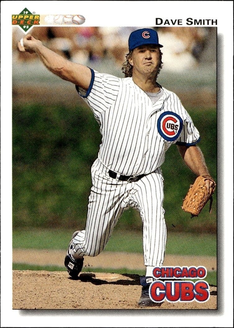 1992 Upper-Deck Low Number Dave Smith #549 trading card