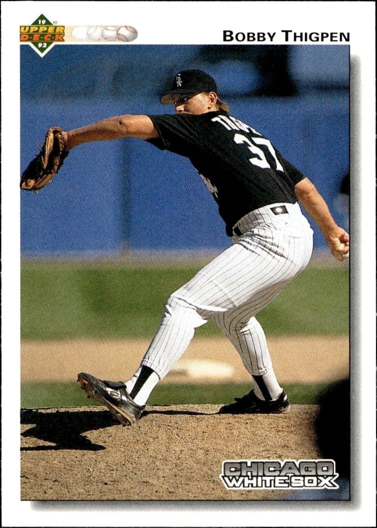 1992 Upper-Deck Low Number Bobby Thigpen #285 trading card