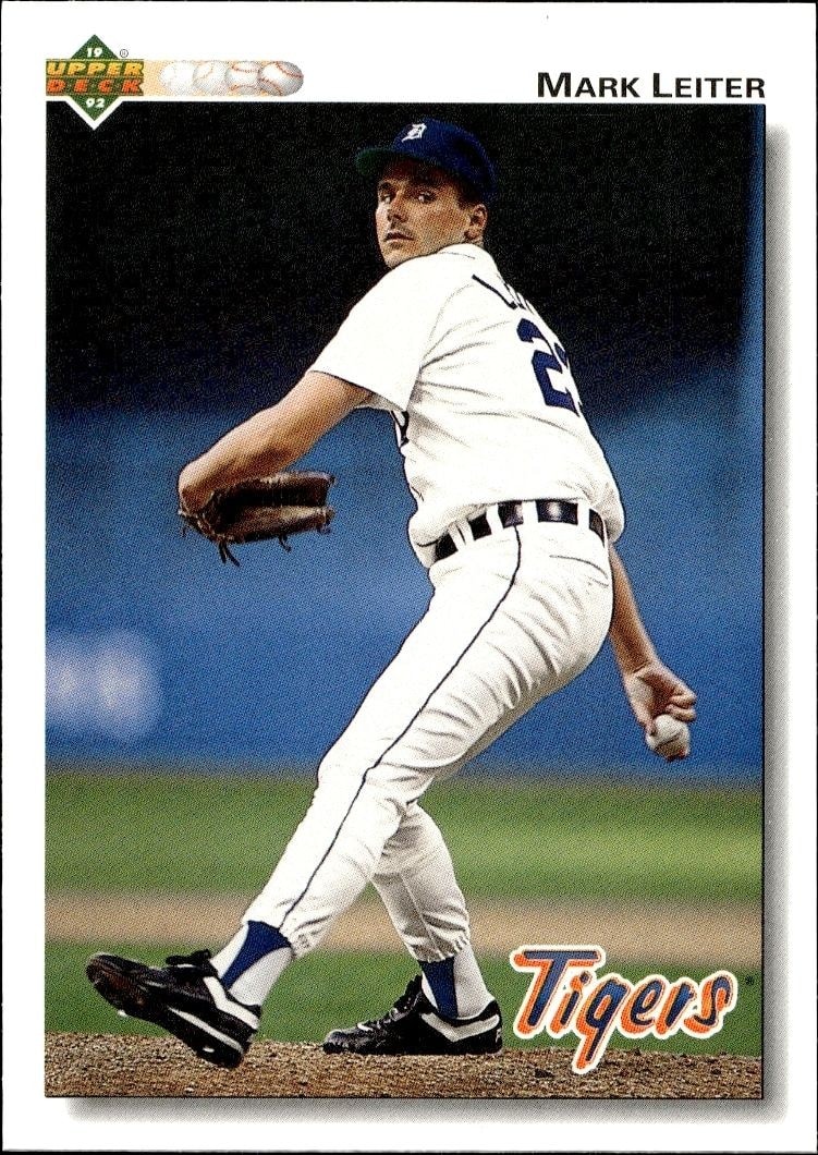 1992 Upper-Deck Low Number Mark Leiter #319 trading card