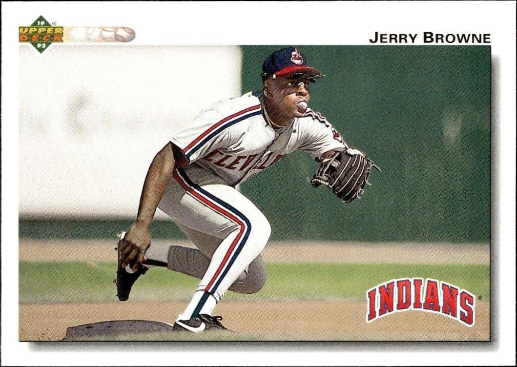 1992 Upper-Deck Low Number Jerry Browne #340 trading card