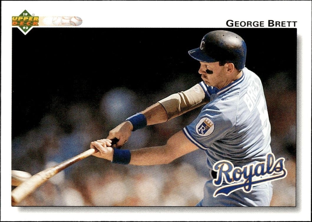 1992 Upper-Deck Low Number George Brett #444 trading card