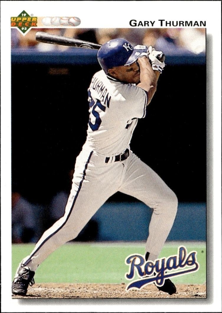 1992 Upper-Deck Low Number Gary Thurman #629 trading card