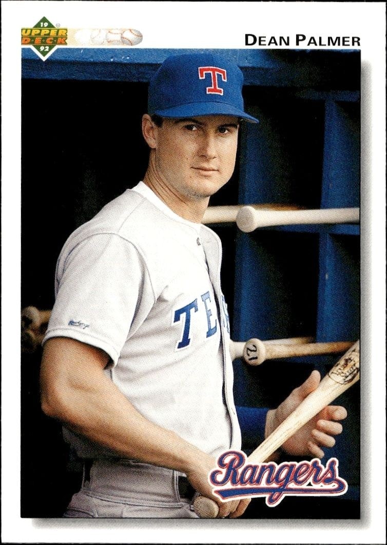 1992 Upper-Deck Low Number Dean Palmer #465 trading card