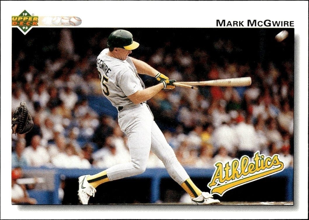 1992 Upper-Deck Low Number Mark McGwire #153 trading card