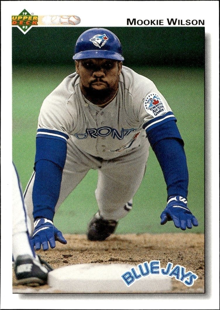 1992 Upper-Deck Low Number Mookie Wilson #391 trading card