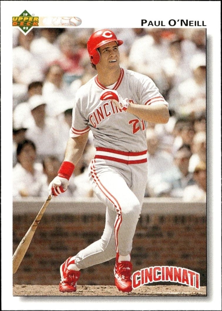 1992 Upper-Deck Low Number Paul O'Neill #464 trading card